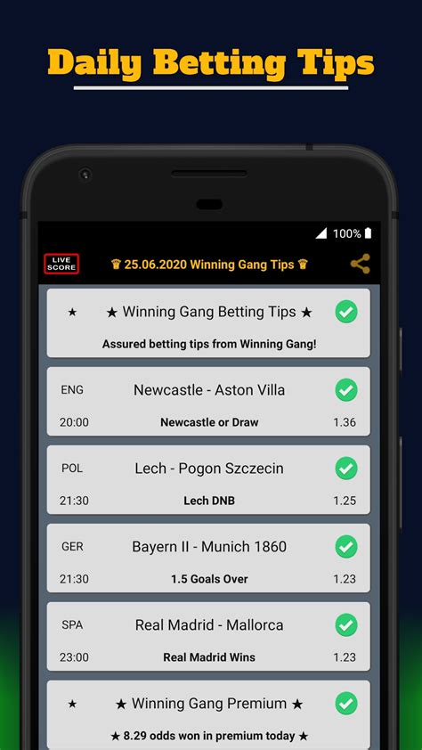 betting tips apk.